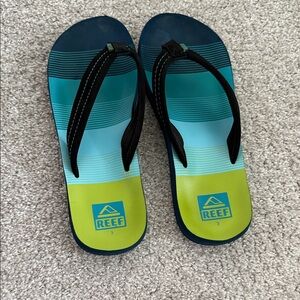 Reef Gradient Blue and Green Sandals